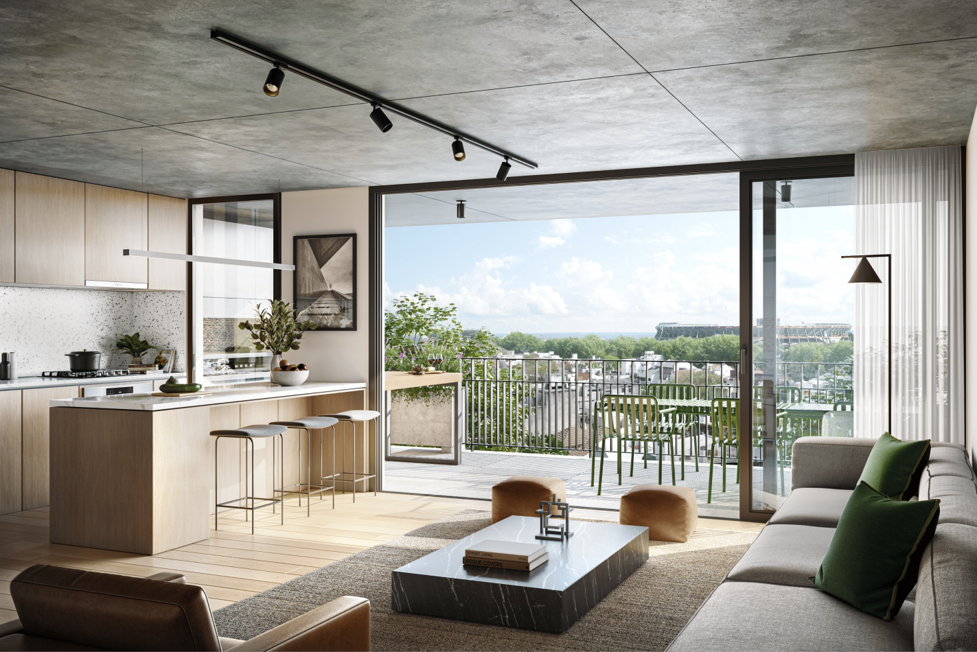 Importante 3 dormitorios con balcon terraza proyecto QUARTIER