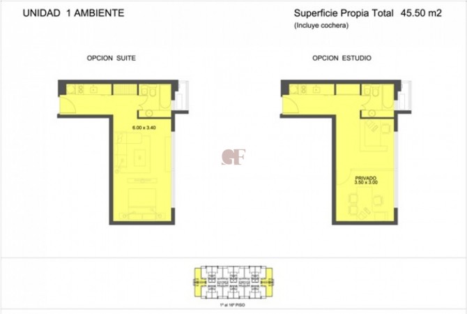 Premium Quartier del Polo - Opciones 2, 3 y 4 ambientes