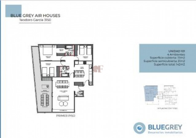 Emprendimiento EXCLUSIVO con jardin y Parrilla propia en Colegiales!!! 3 a 5 ambientes LOCAL Comercial