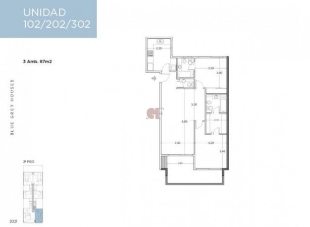 Proyecto muy luminoso y con amplios ambientes Balcones aterrazados, jardin o terrazas propias todos con parrilla