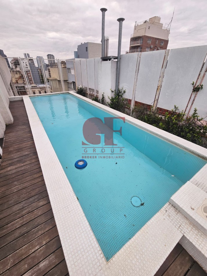 Excelente y amplio 3 ambientes con gran living y 2 banos completos mas cochera