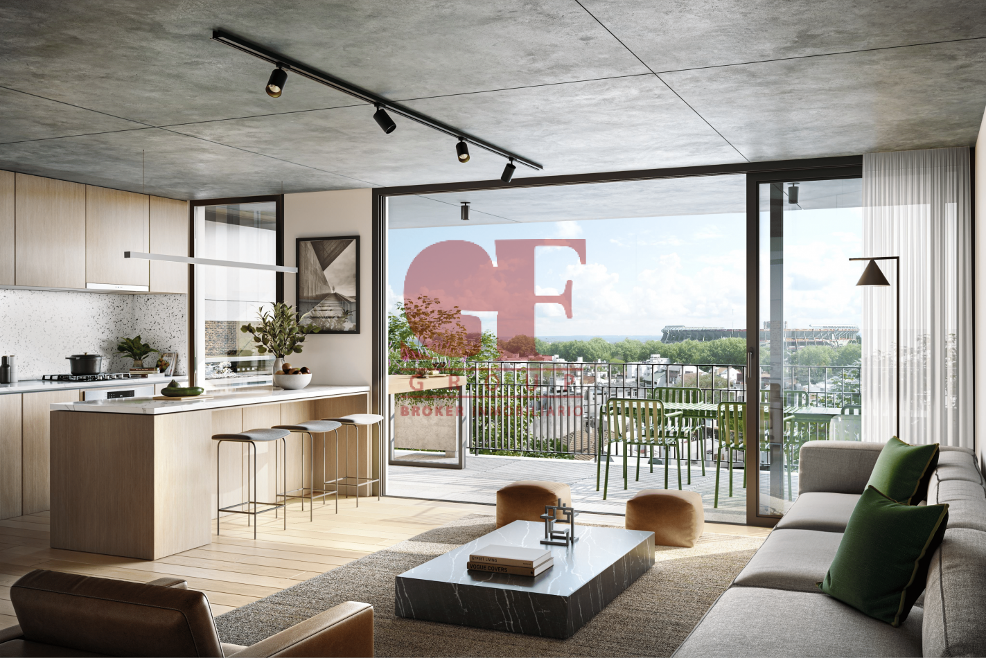 Exclusivo 4 dormitorios + habitacion de servicio con importante terraza propia