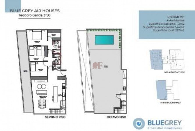 Emprendimiento EXCLUSIVO con jardin y Parrilla propia en Colegiales!!! 3 a 5 ambientes LOCAL Comercial