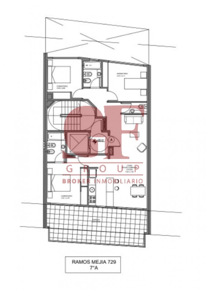 Ideal departamento con balcon ATERRAZADO a estrenar